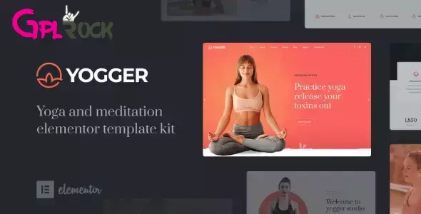 Yogger – Meditation and Yoga Elementor Template Kit