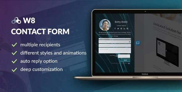 W8 Contact Form – WordPress Contact Form Plugin
