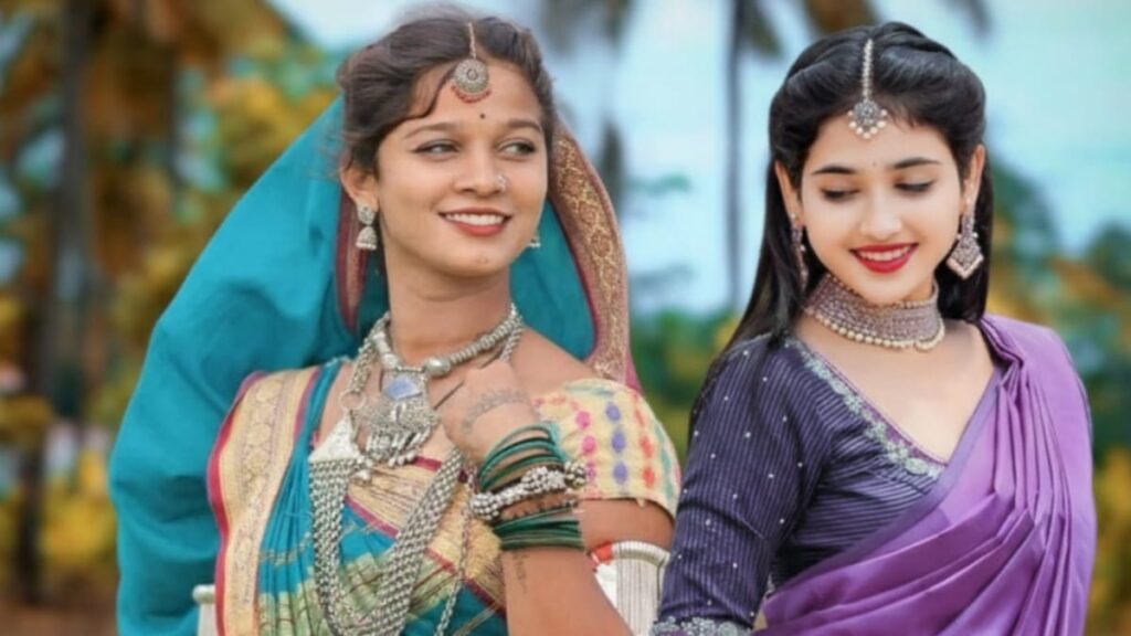 Tribal Pawar community women's attire : आदिवासी पावरा समाज स्त्रिया चा पोशाख