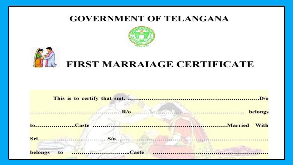 How to Get a Marriage Certificate Telangana?, Online Application, Required Documents, Fees, and the Complete Process