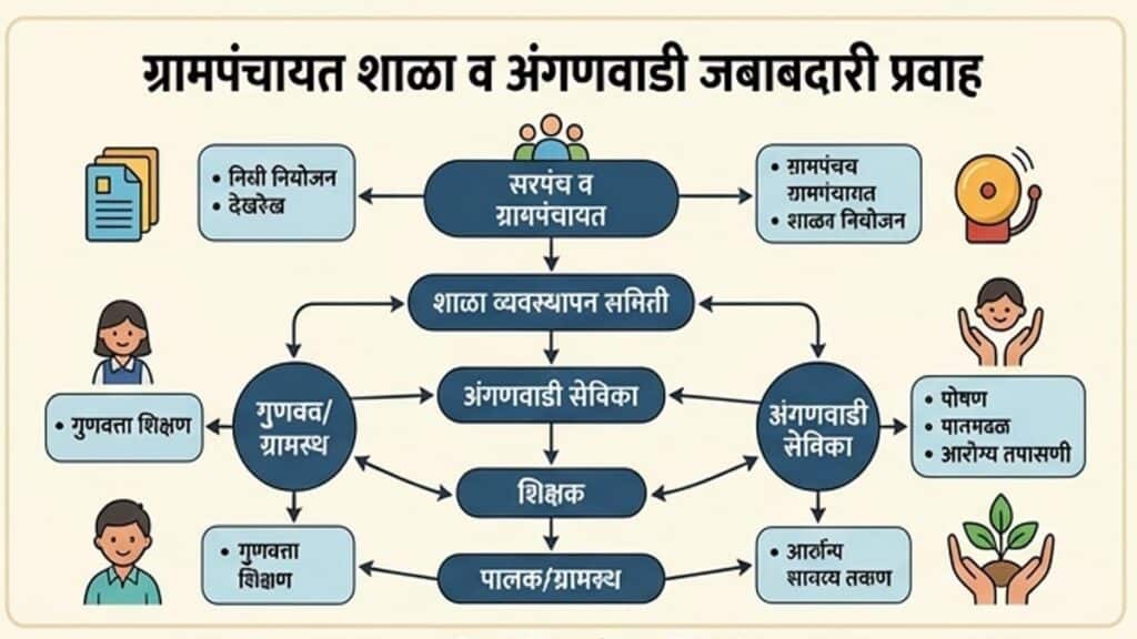 जबाबदारी फ्लोचार्ट इन्फोग्राफिक