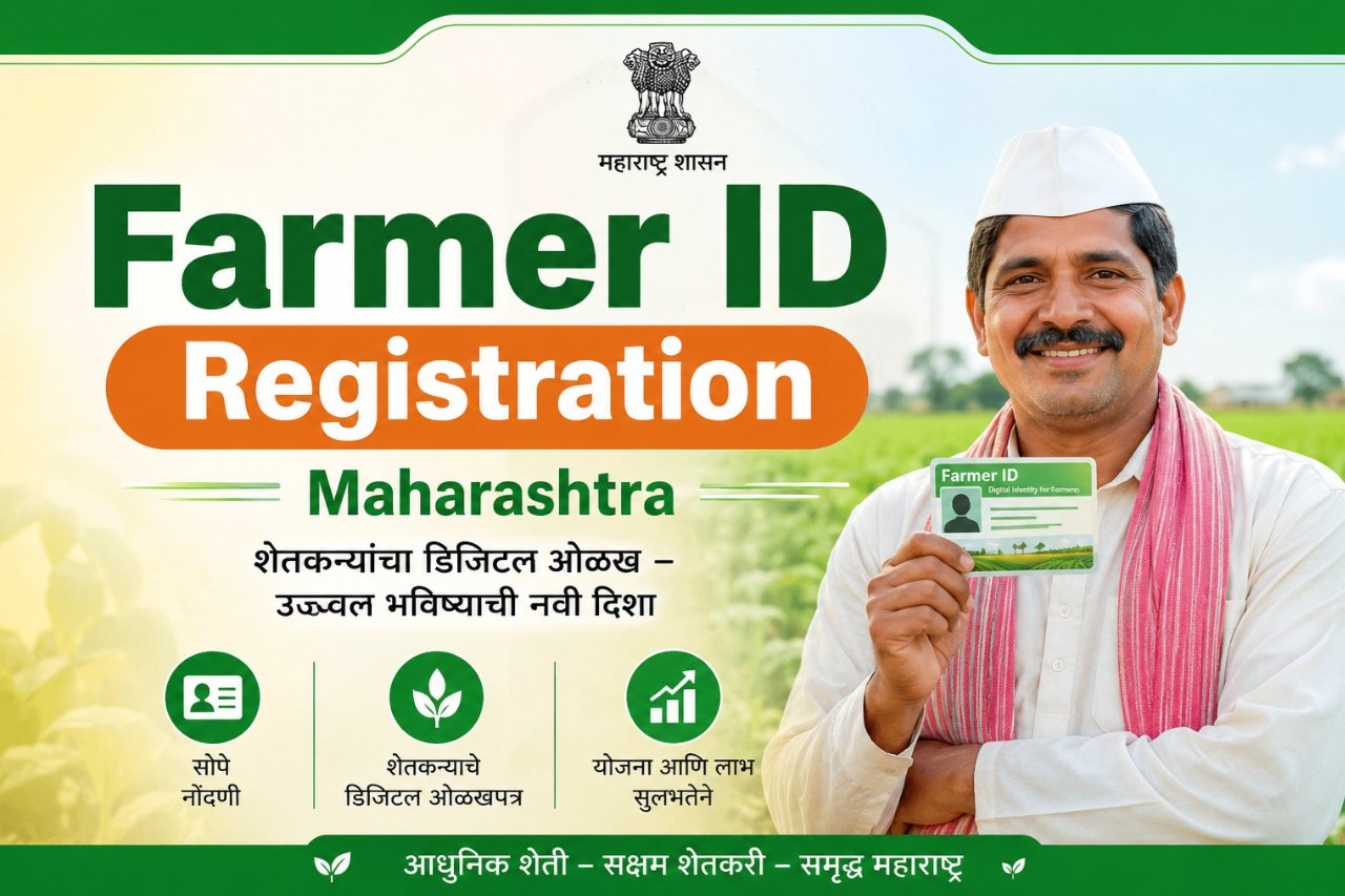 Farmer ID Registration Maharashtra : पोर्टलद्वारे नोंदणी कशी करावी?
