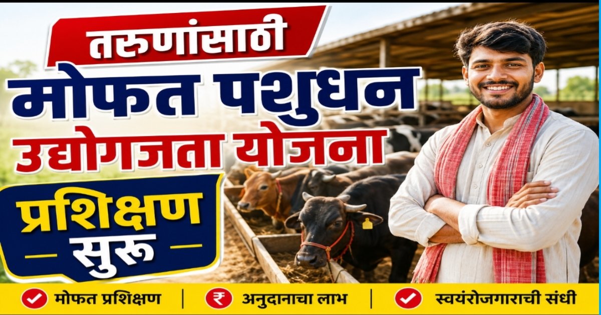 Free Pashudhan Udyoogakata Yojana