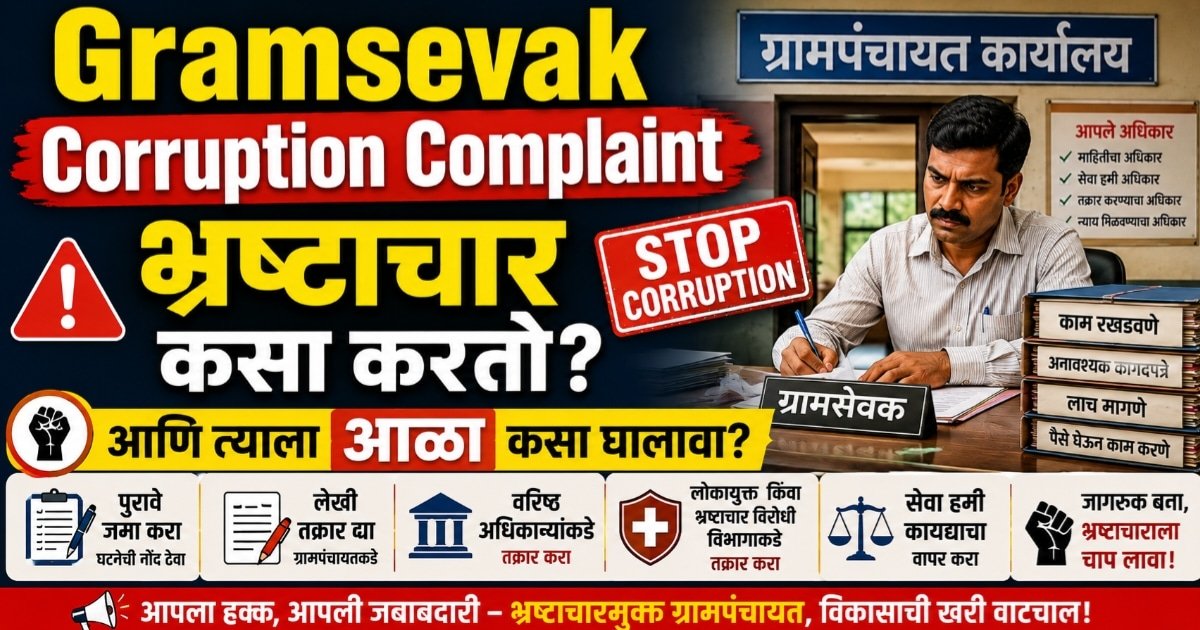 Gramsevak Bhrashtachar कसा करू शकतो? जाणून घ्या माहिती