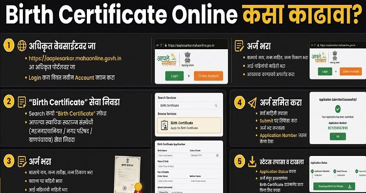 Birth Certificate Online कसा काढायचा? संपूर्ण प्रक्रिया