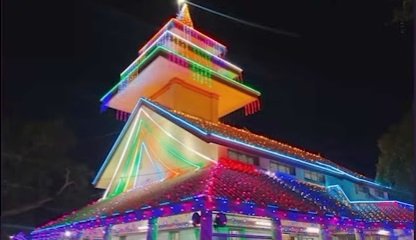 Dev Mogra Mata Temple Night Photo