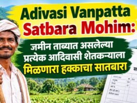 Adivasi Vanpatta Satbara Mohim: जमीन ताब्यात असलेल्या प्रत्येक आदिवासी शेतकऱ्याला मिळणार हक्काचा सातबारा!