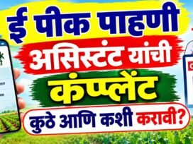 E Pik Pahani Assistant Complaint कुठे आणि कशी करावी