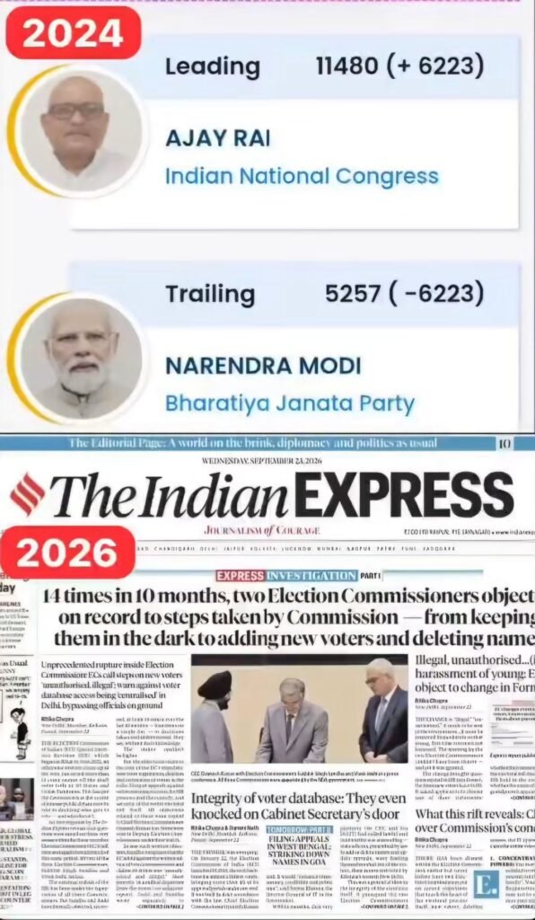 Election Commission SIR: 14 times in 10 months, two Election Commissioners registered written objections to the proceedings of the Election Commission.