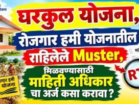 Gharkul Yojna RTI Muster Roll Application Format Marathi